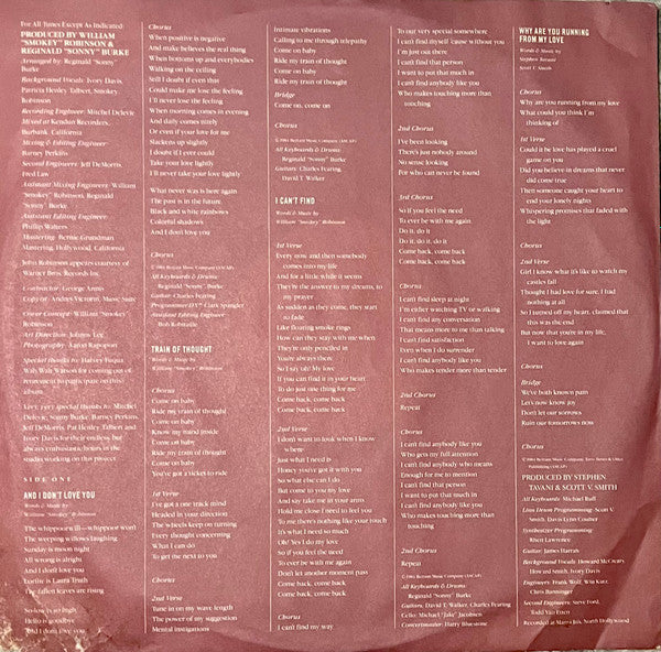 Smokey Robinson : Essar (LP, Album)