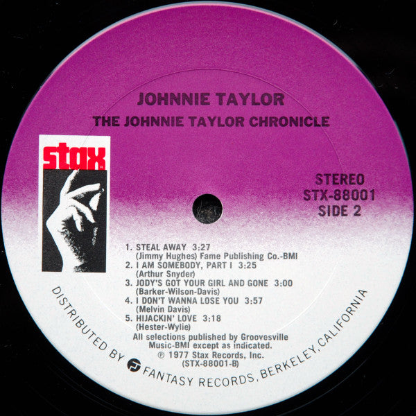 Johnnie Taylor : Chronicle - The Twenty Greatest Hits (2xLP, Comp, Pit)