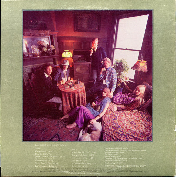 Dan Hicks And His Hot Licks : Original Recordings (LP, Album, RE)
