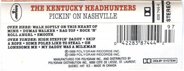 The Kentucky Headhunters : Pickin' On Nashville (Cass, Album, Dol)