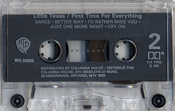 Little Texas : First Time For Everything (Cass, Album, Club, Dol)