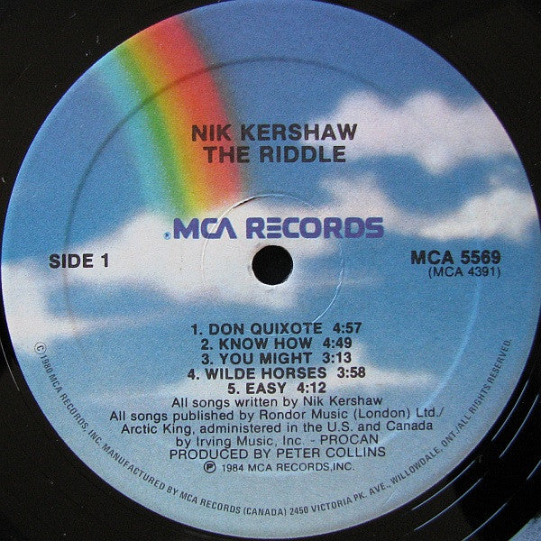 Nik Kershaw : The Riddle (LP, Album)