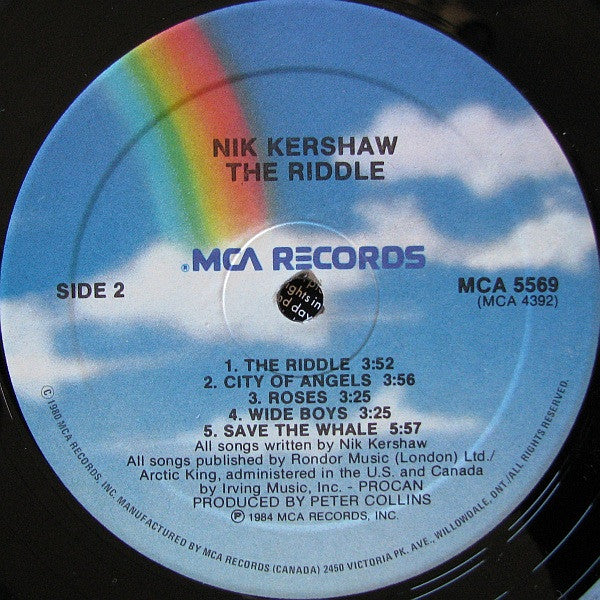 Nik Kershaw : The Riddle (LP, Album)