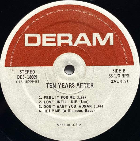 Ten Years After : Ten Years After (LP, Album)