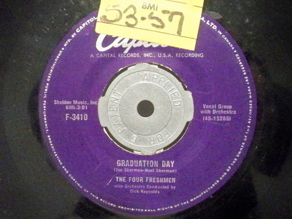 The Four Freshmen : Graduation Day / Lonely Night In Paris (7", Single)