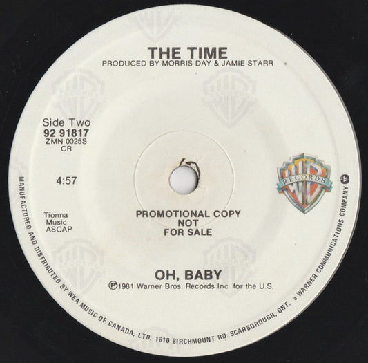 The Time : Jungle Love (7", Single, Promo)