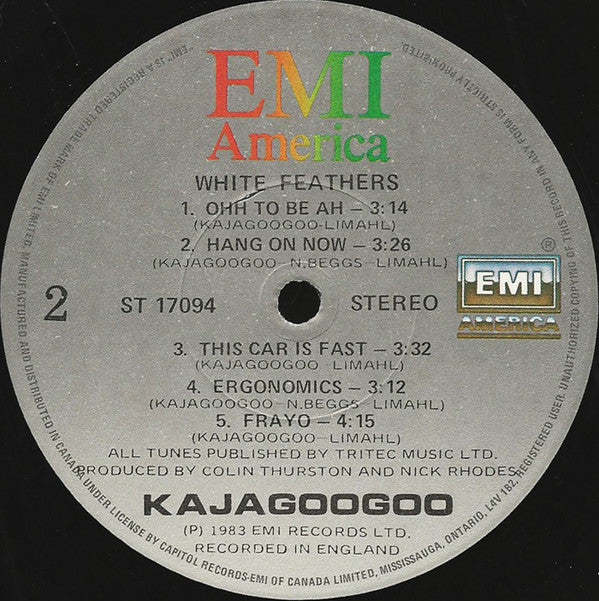 Kajagoogoo : White Feathers (LP, Album)