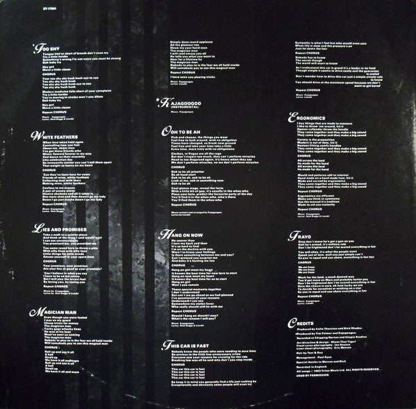 Kajagoogoo : White Feathers (LP, Album)