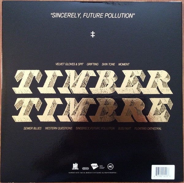 Timber Timbre : Sincerely, Future Pollution (LP, Album, Dlx, Ltd, Cle)