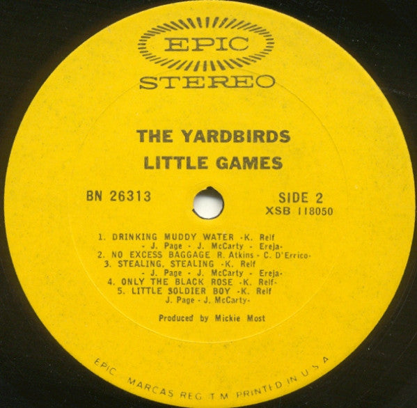 The Yardbirds : Little Games (LP, Album)