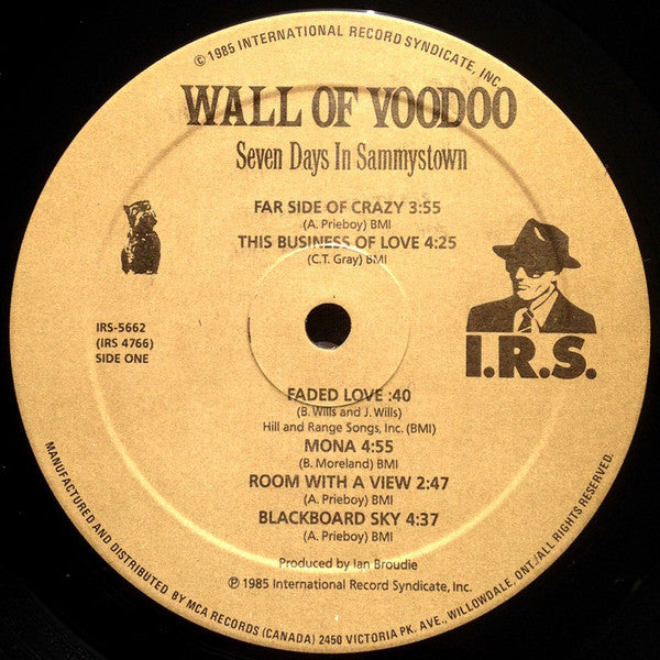 Wall Of Voodoo : Seven Days In Sammystown (LP, Album)