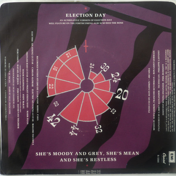 Arcadia (3) : Election Day (7", Single)