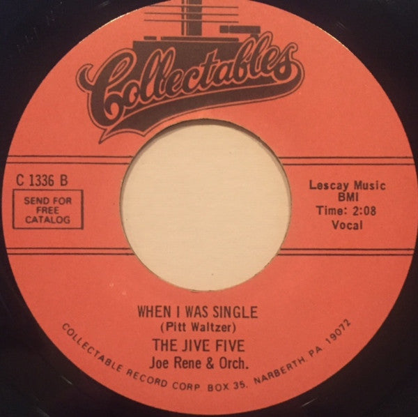 The Jive Five : My True Story / When I Was Single (7", RE)