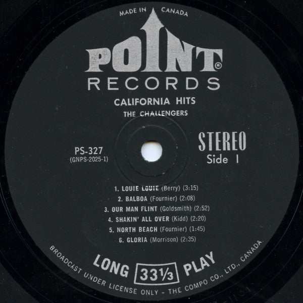 The Challengers : California Hits (LP)