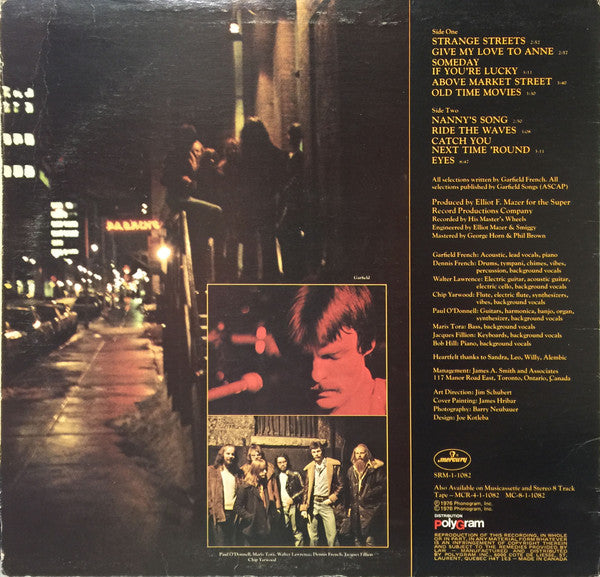 Garfield (11) : Strange Streets (LP, Album, RE)