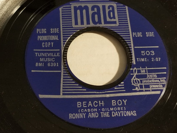 Ronny & The Daytonas : Beach Boy (7", Single, Promo)