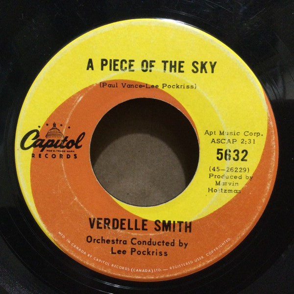 Verdelle Smith : Tar And Cement (7", Single)