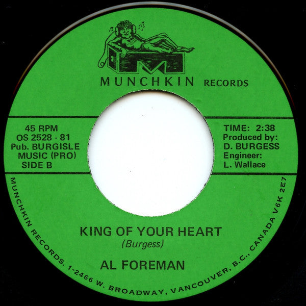 Al Foreman (4) : Everybody Wants More Money (7", Single)
