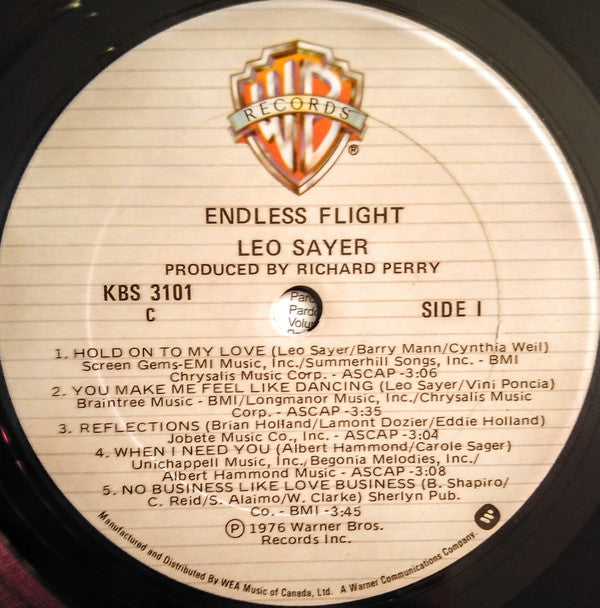 Leo Sayer : Endless Flight (LP, Album)