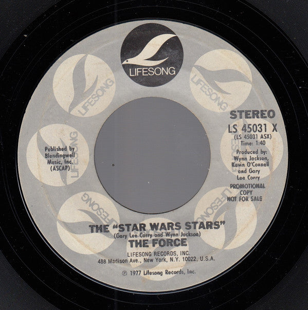 The Force (32) : The "Star Wars Stars" (7", Mono, Promo)