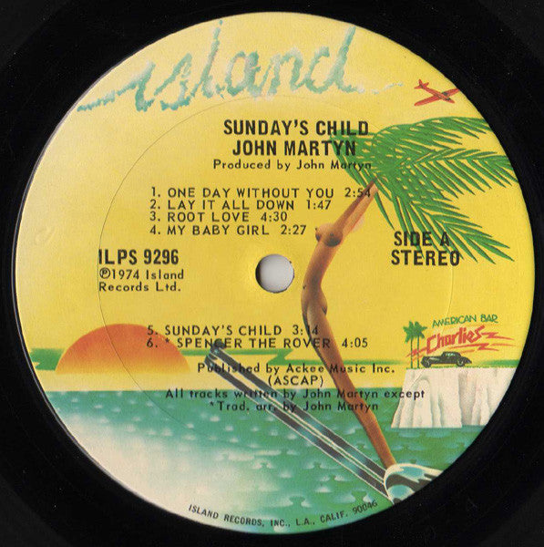 John Martyn : Sunday's Child (LP, Album)