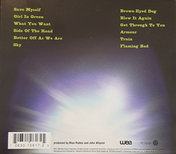 Blue Rodeo : Nowhere To Here (CD, Album, Dig)