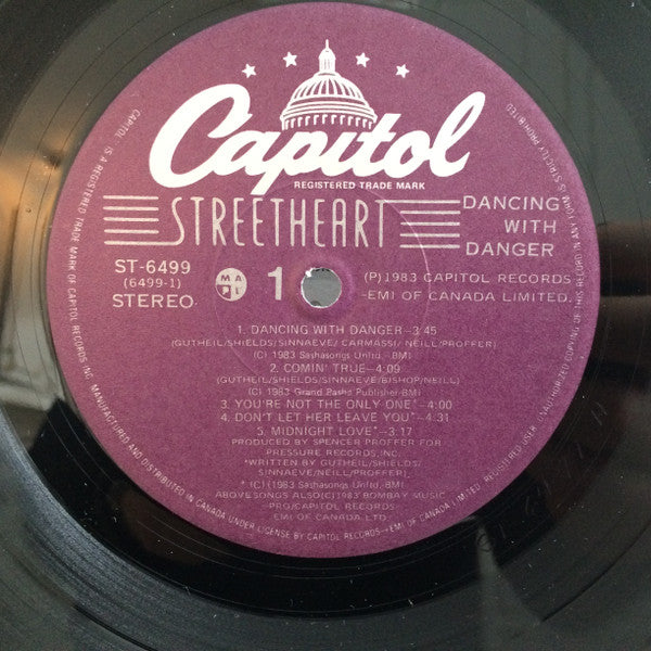 Streetheart : Dancing With Danger (LP, Album)