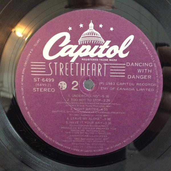 Streetheart : Dancing With Danger (LP, Album)