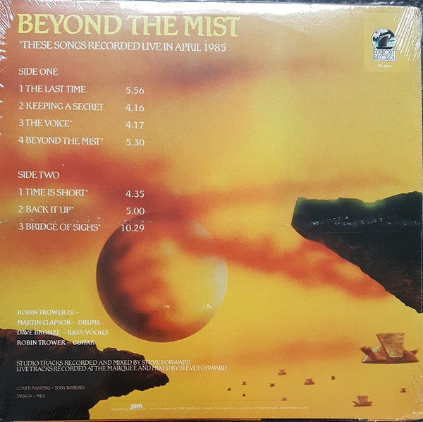 Robin Trower : Beyond The Mist (LP, Album, Hub)