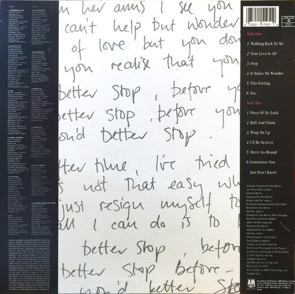Sam Brown : Stop! (LP, Album)