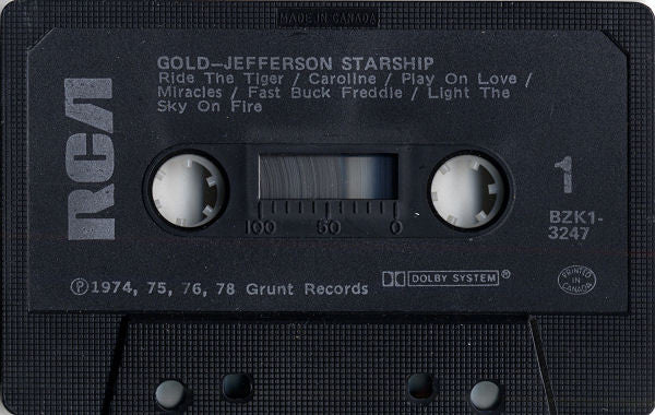 Jefferson Starship : Gold (Cass, Comp, RE, Dol)