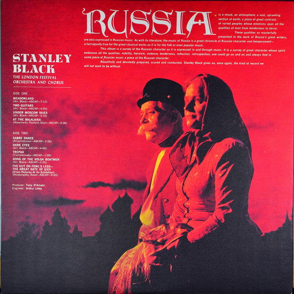 Stanley Black Conducting The London Festival Orchestra And London Festival Chorus : Russia (LP, Album, Gat)