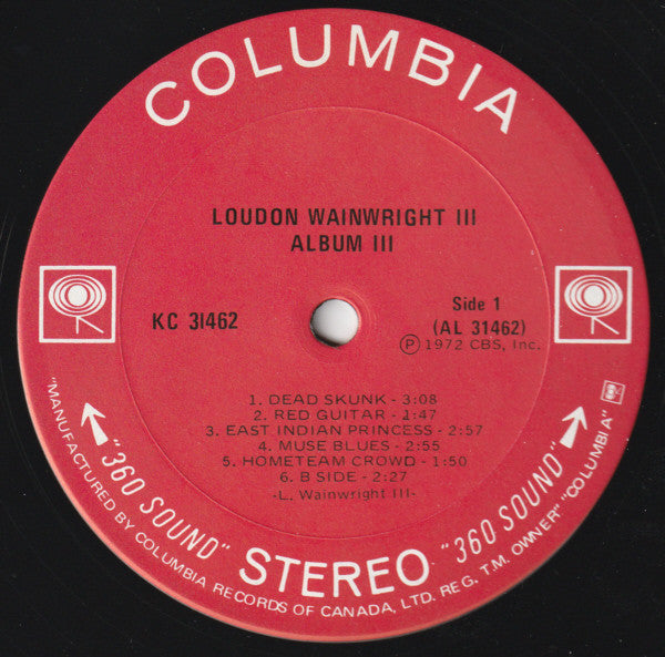 Loudon Wainwright III : Album III (LP, Album)