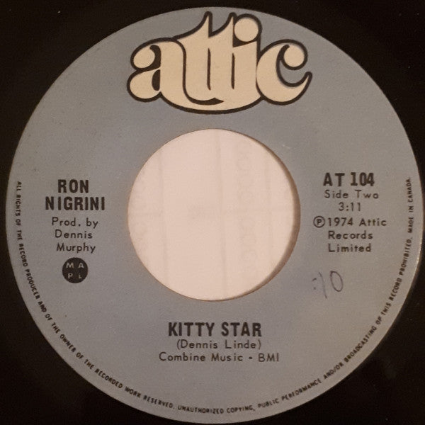 Ron Nigrini : Lost In Colorado (7", Single)