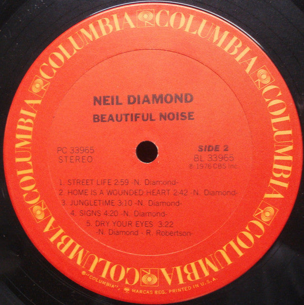 Neil Diamond : Beautiful Noise (LP, Album, Pit)