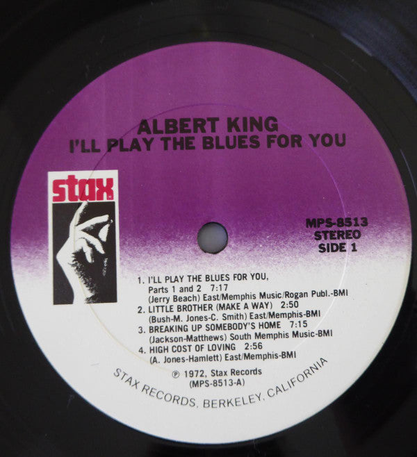 Albert King : I'll Play The Blues For You (LP, Album, RE, RM)