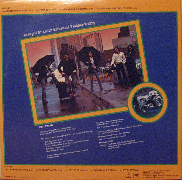 Murray McLauchlan : Boulevard (LP, Album, RE)
