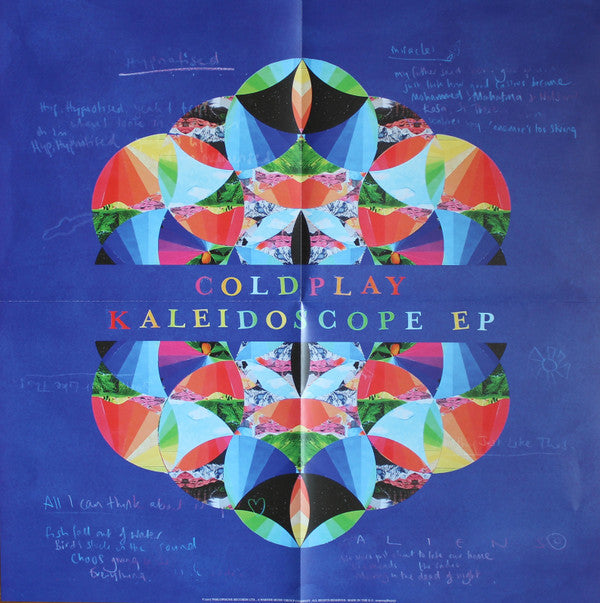 Coldplay : Kaleidoscope EP (12", EP, Ltd, Blu)