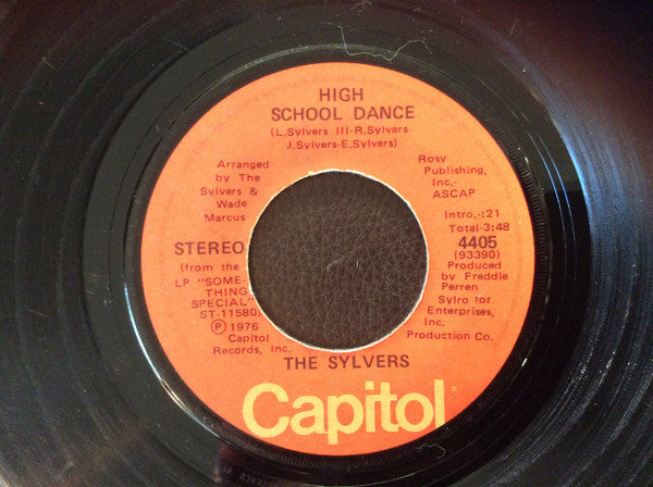 The Sylvers : Lovin' You Is Like Lovin' The Wind / High School Dance (7", Single)