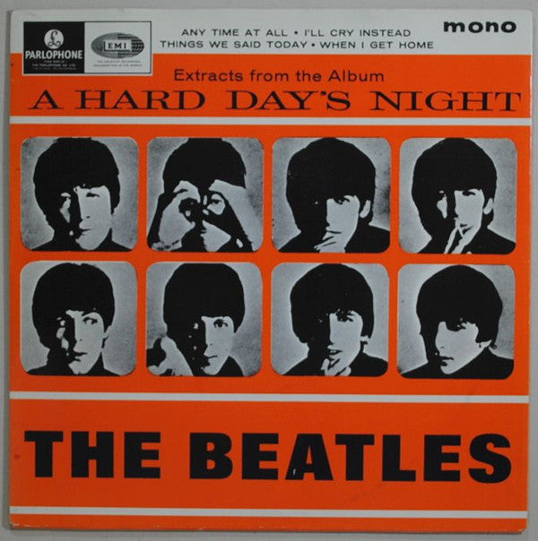The Beatles : Extracts From The Album A Hard Day's Night (7", EP, RP)
