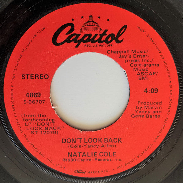 Natalie Cole : Someone That I Used To Love (7", Win)
