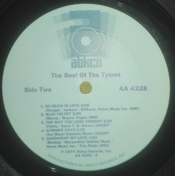 The Tymes : The Best Of The Tymes (LP, Comp)