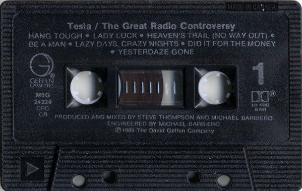 Tesla : The Great Radio Controversy (Cass, Album, Club, Dol)