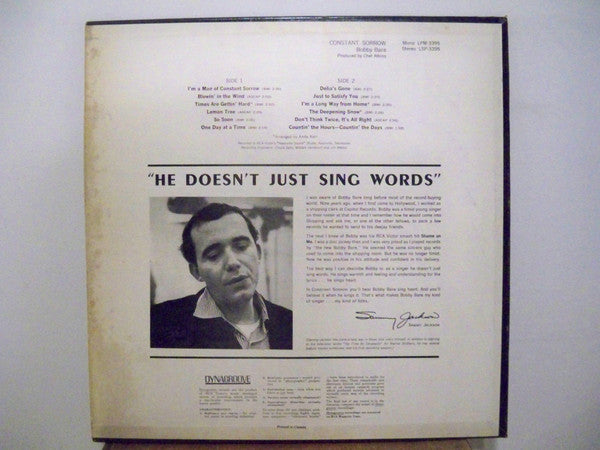 Bobby Bare : Constant Sorrow (LP)