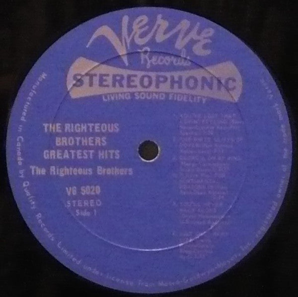 The Righteous Brothers : The Righteous Brothers Greatest Hits (LP, Comp)
