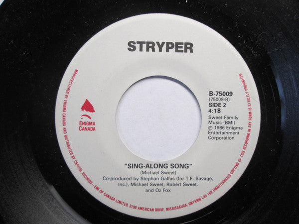 Stryper : Honestly (7", Single)