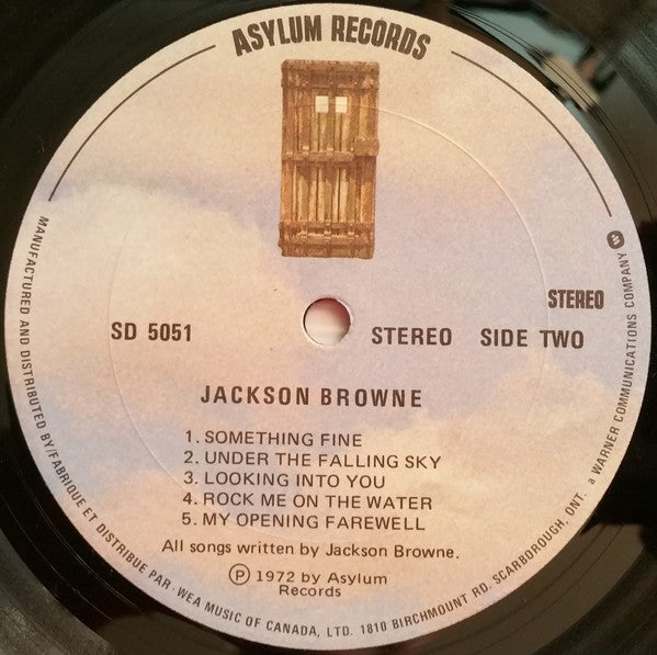 Jackson Browne : Jackson Browne (LP, Album, RP)