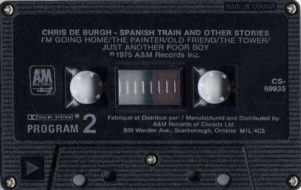 Chris de Burgh : Spanish Train And Other Stories (Cass, Album, RE, Dol)