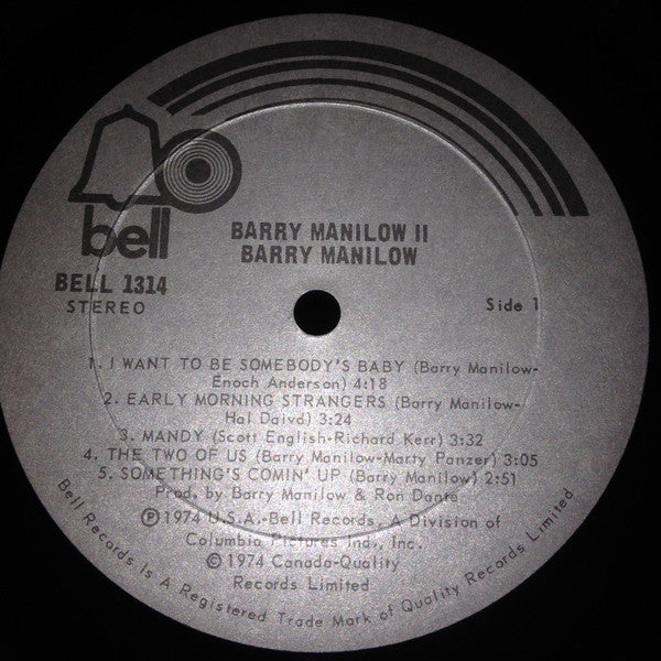 Barry Manilow : Barry Manilow II (LP, Album)