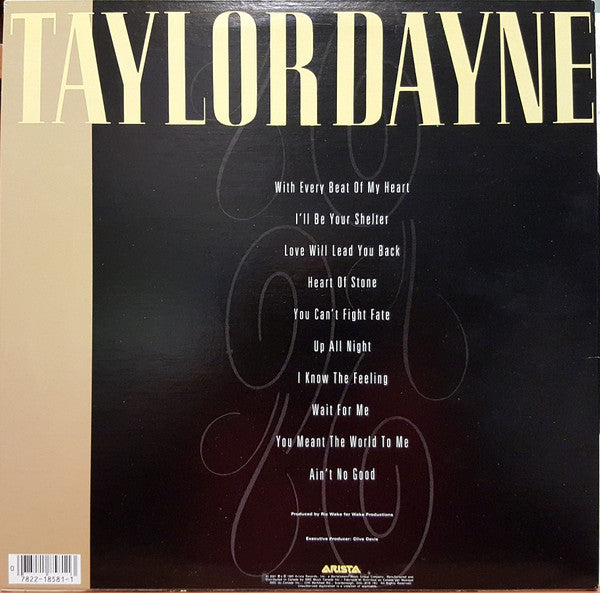 Taylor Dayne : Can't Fight Fate (LP, Album)